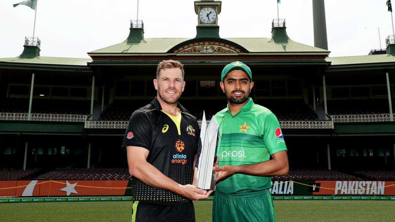 Aaron Finch and Babar Azam ahead of the T20I series, Australia v Pakistan, 1st T20I, Sydney, November 2, 2019