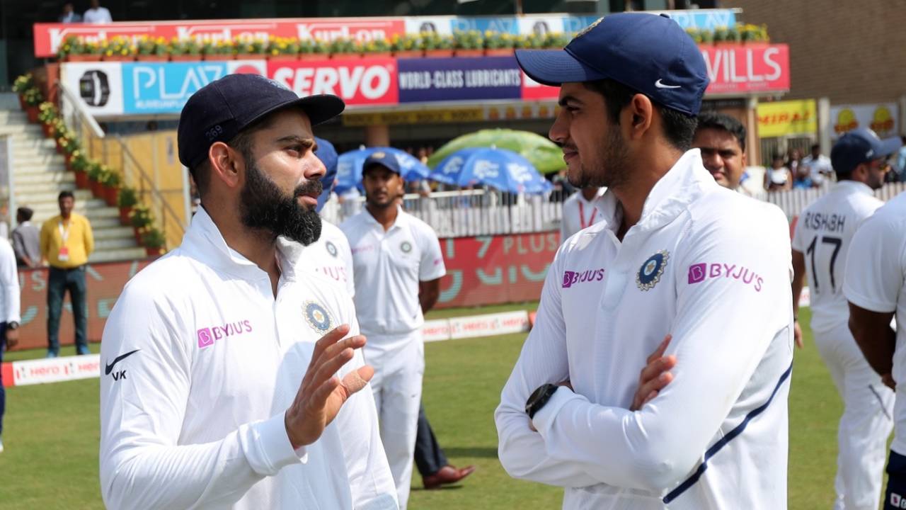 Just don't talk to me about <i>chhole bhature</i>: Shubman Gill is hoping for some tips from Virat Kohli on how to get that Test hundred&nbsp;&nbsp;&bull;&nbsp;&nbsp;BCCI