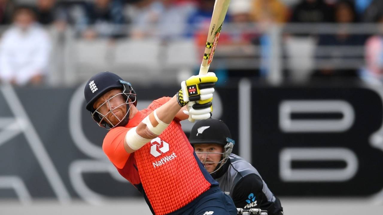 Jonny Bairstow scored an 18-ball 47, New Zealand v England, 5th T20I, Auckland, November 10, 2019