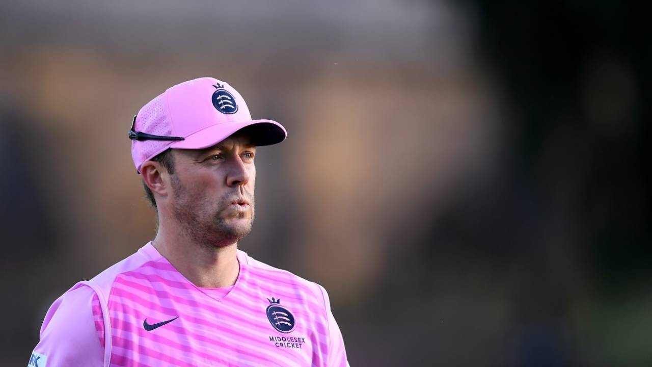 AB de Villiers was in action for Middlesex in the Vitality Blast