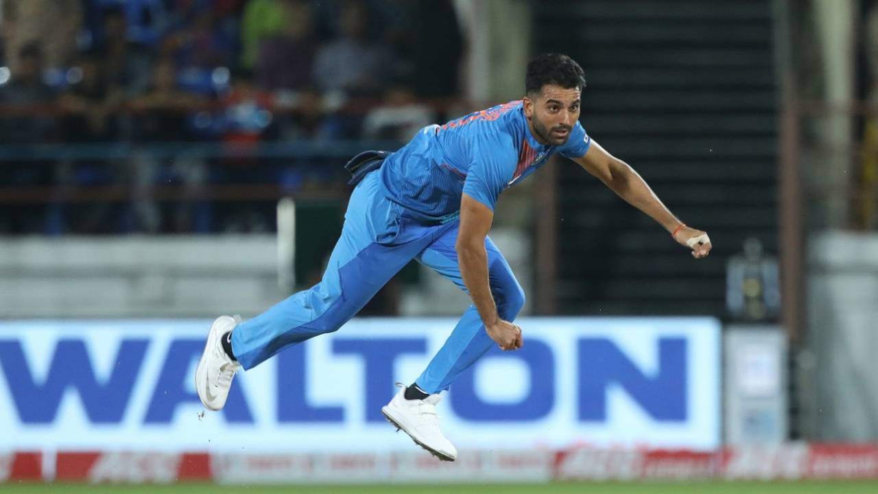Deepak Chahar had another outstanding day in the middle