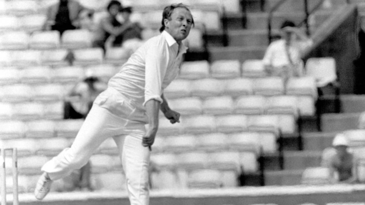 Modest Marks: bowling for England against New Zealand at The Oval in 1983&nbsp;&nbsp;&bull;&nbsp;&nbsp;Getty Images