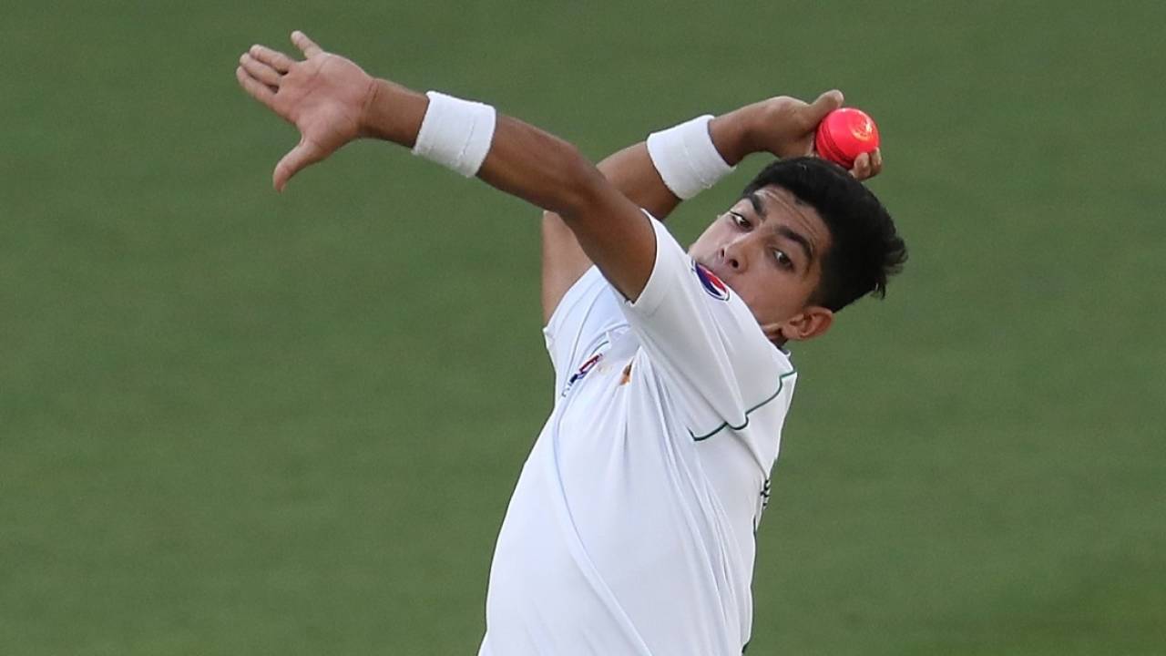 Naseem Shah in action against Australia A&nbsp;&nbsp;&bull;&nbsp;&nbsp;Getty Images