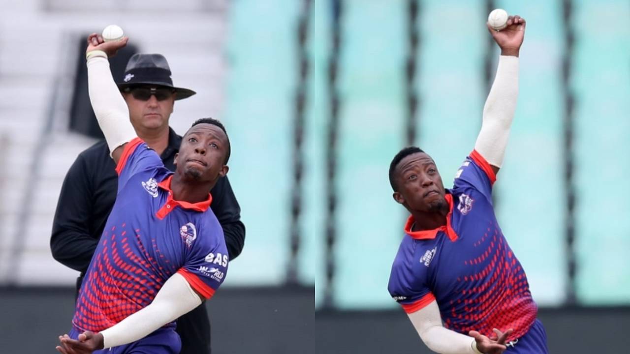 Gregory Mahlokwana can bowl with both his hands, Durban Heat v Cape Town Blitz, Mzansi Super League, November 17, 2019
