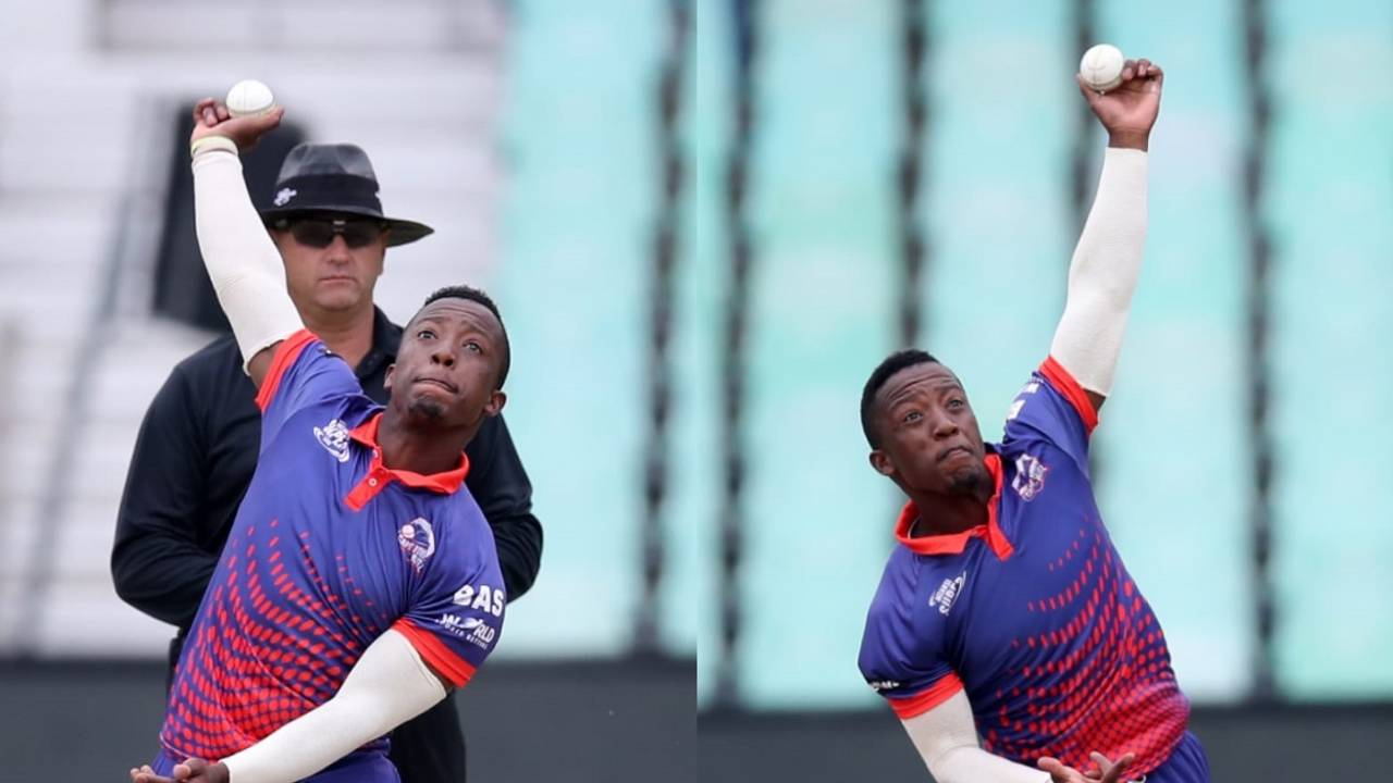 Gregory Mahlokwana can bowl with both his hands, Durban Heat v Cape Town Blitz, Mzansi Super League, November 17, 2019