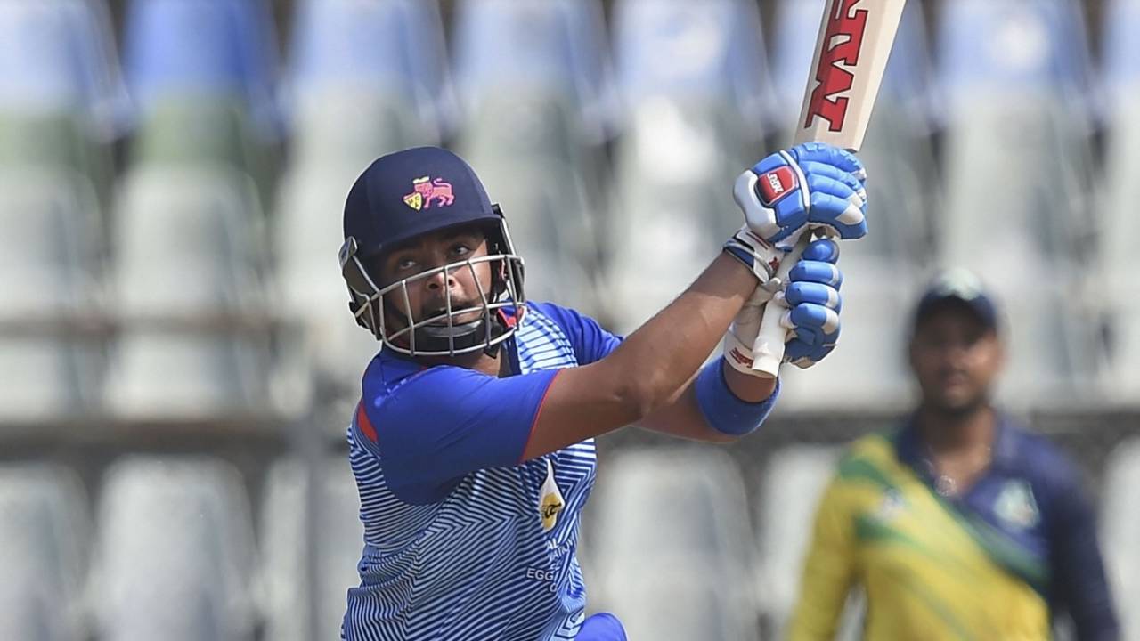 Prithvi Shaw was in good touch in his first competitive game in more than six months&nbsp;&nbsp;&bull;&nbsp;&nbsp;PTI 