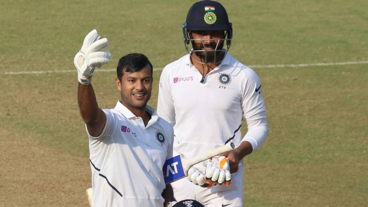 Mayank Agarwal's 243 was the fourth double-century in successive Tests by an Indian batsman&nbsp;&nbsp;&bull;&nbsp;&nbsp;BCCI