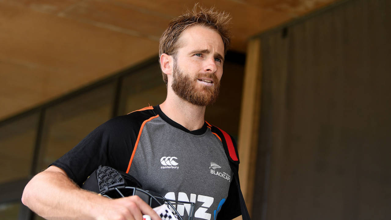 Kane Williamson walks to the nets at the Bay Oval on the eve of the first Test against England, Mount Maunganui, November 20, 2019