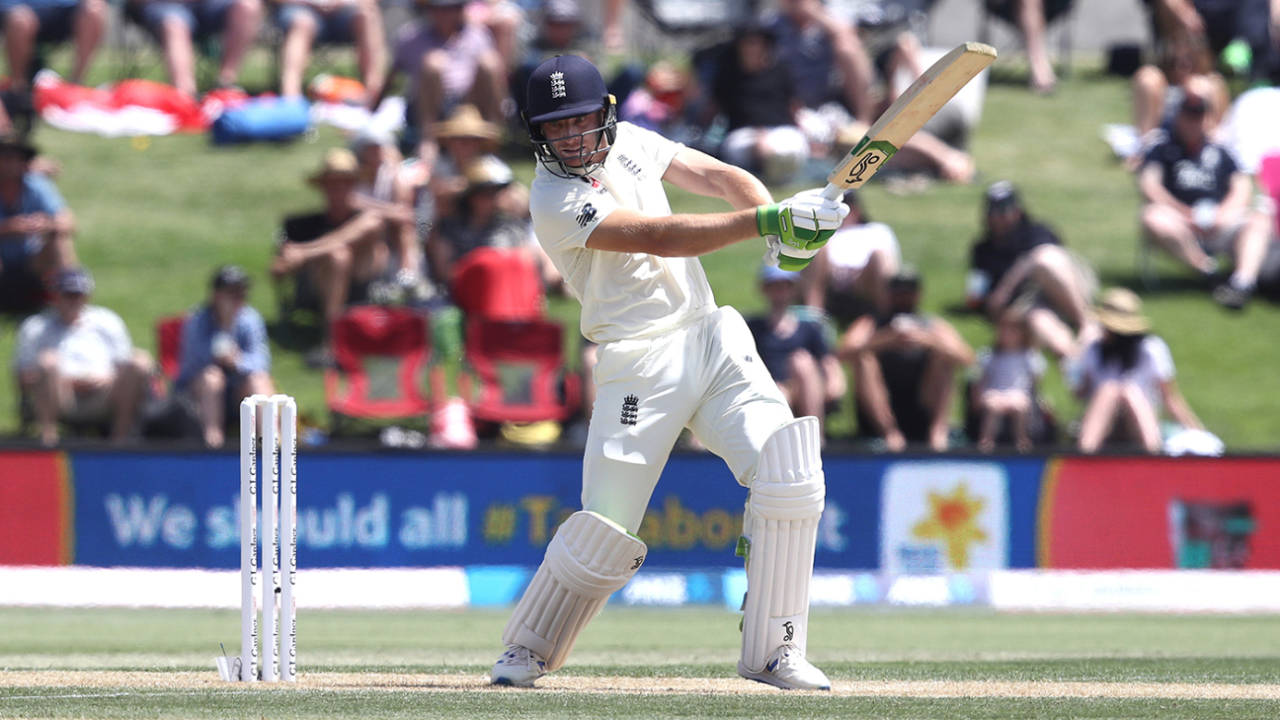 Jos Buttler struck several boundaries while batting with the tail&nbsp;&nbsp;&bull;&nbsp;&nbsp;Getty Images