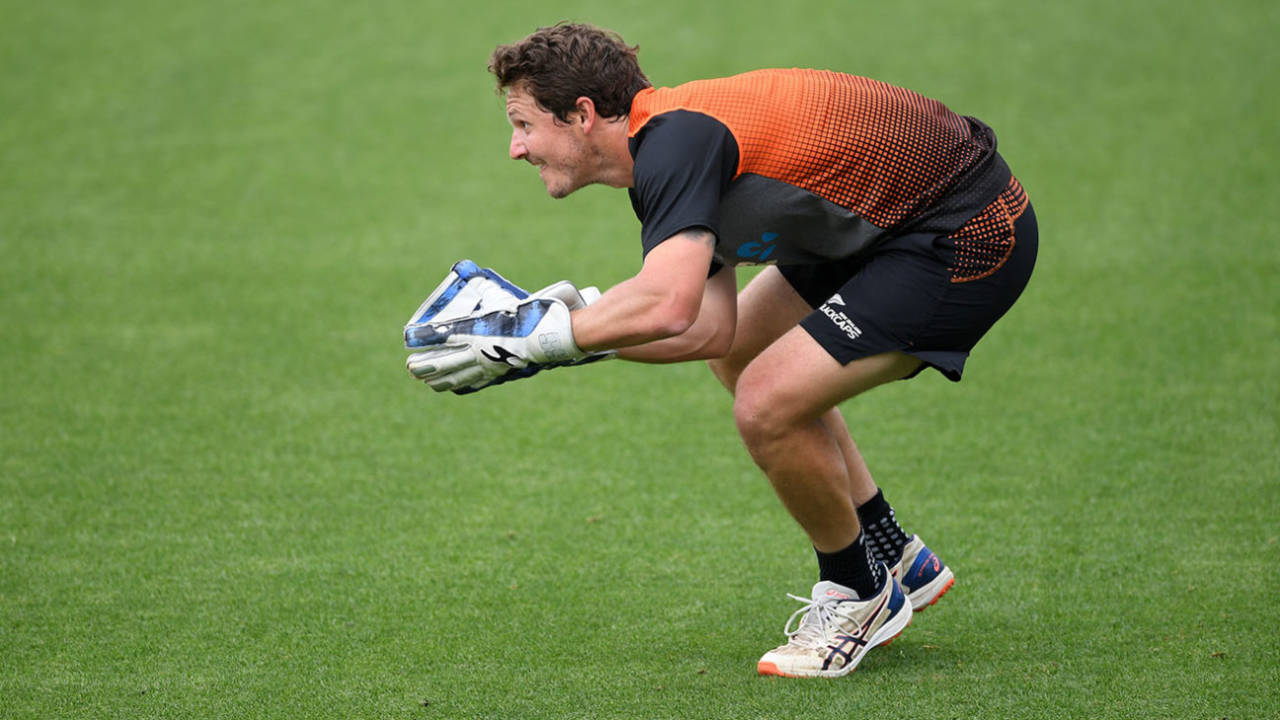 BJ Watling goes through his paces, New Zealand training, November 28, 2019