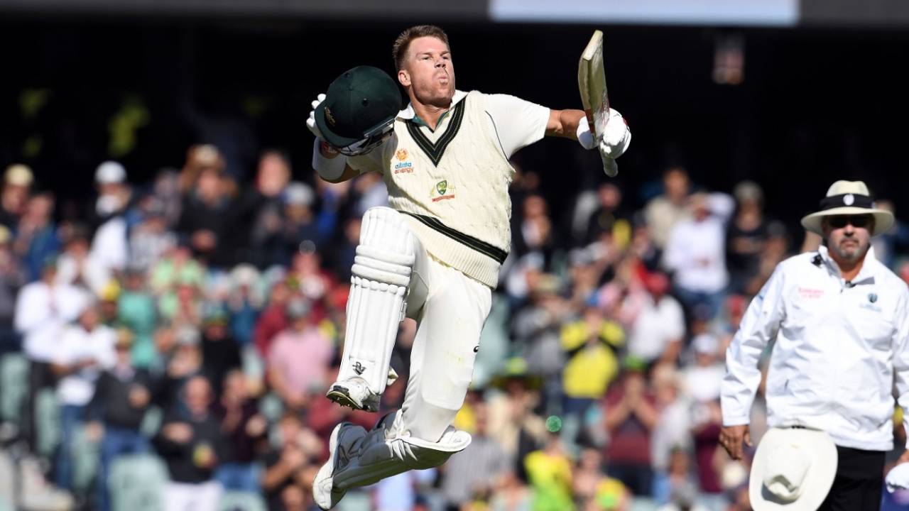 David Warner hit 335* in 2019, the second-highest score by an Australia batter in Tests&nbsp;&nbsp;&bull;&nbsp;&nbsp;Getty Images