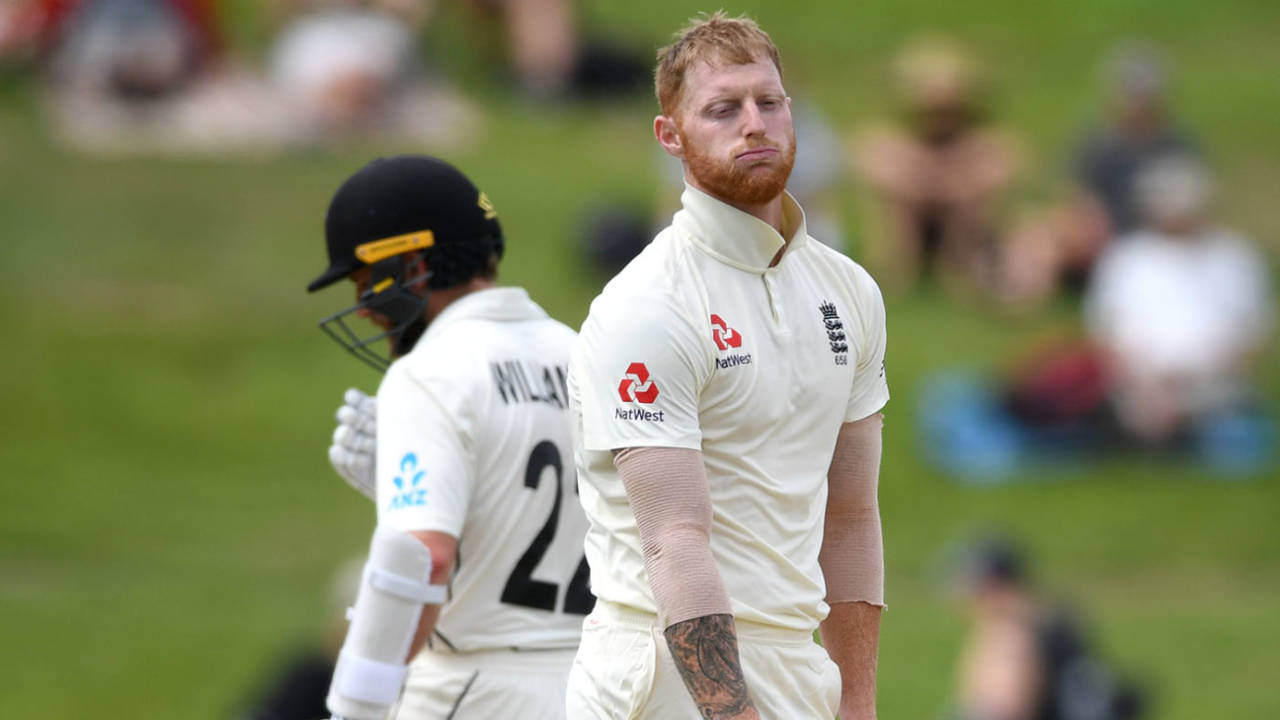 Ben Stokes shows his frustration, New Zealand v England, 2nd Test, Hamilton, December 03, 2019