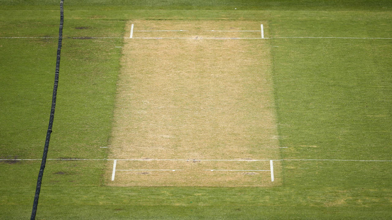 The pitch which forced the Sheffield Shield match to be called off&nbsp;&nbsp;&bull;&nbsp;&nbsp;Getty Images