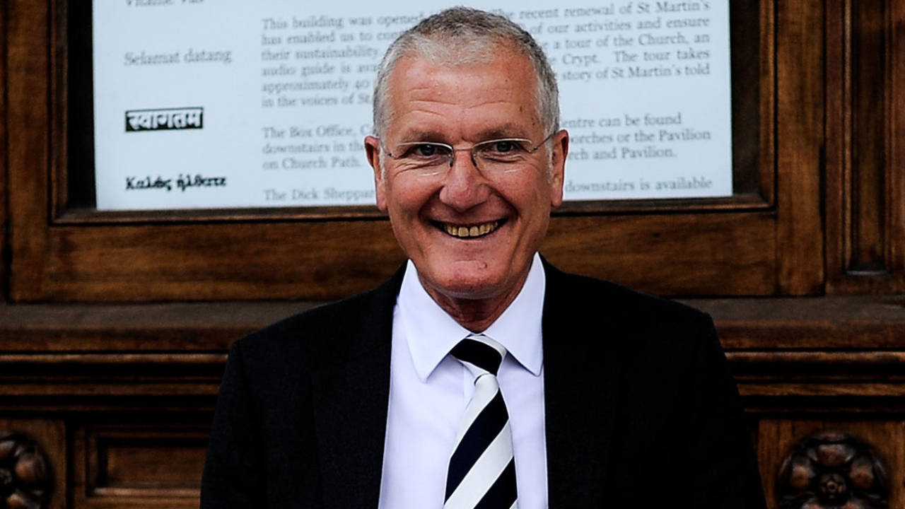 Bob Willis attends Tony Greig's memorial service in London, June 24, 2013