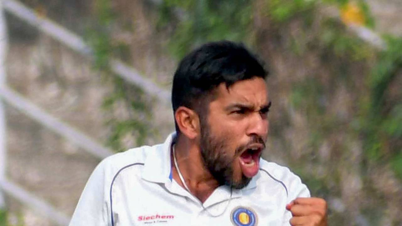 Puducherry's Sagar Udeshi picked up six wickets in Bihar's first innings