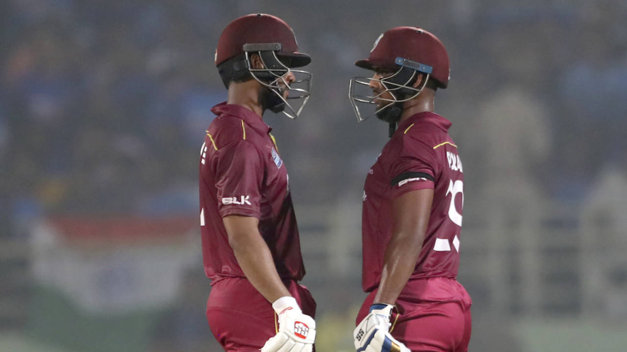 Shai Hope and Nicholas Pooran put on a threatening stand, India v West Indies, 2nd ODI, Visakhapatnam, December 18, 2019