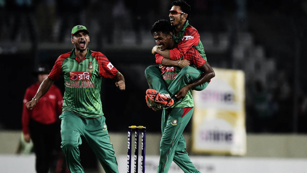 Fizzical education: India were introduced to the tricks of Mustafizur Rahman in Dhaka in June 2015&nbsp;&nbsp;&bull;&nbsp;&nbsp;AFP/Getty Images