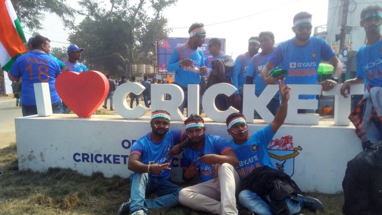 One of the fan zones near Barabati on the day of the match in Cuttack&nbsp;&nbsp;&bull;&nbsp;&nbsp;ESPNcricinfo