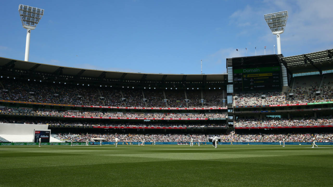 More than 75,000 people packed into the MCG for day one, Australia v New Zealand, 2nd Test, Day 1, Melbourne, December 26, 2019