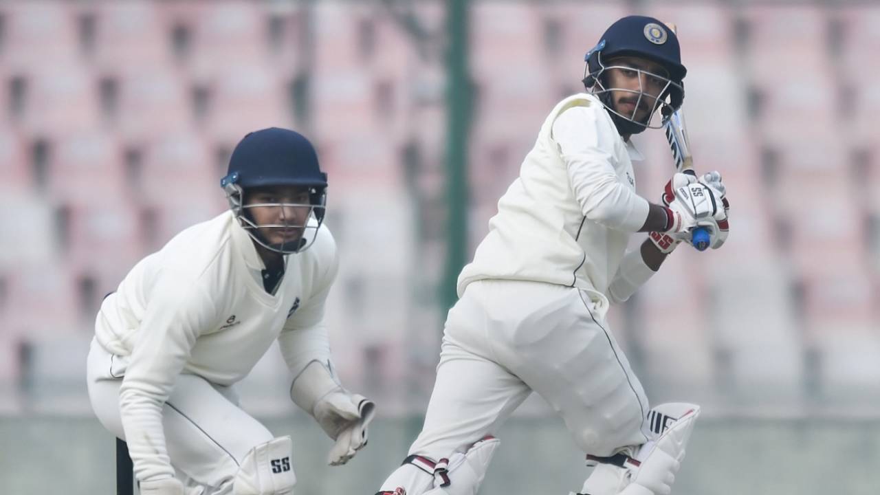 Tanmay Agarwal led the fightback after Hyderabad had to follow on, Delhi v Hyderabad, Ranji Trophy 2019-20, 3rd day, Delhi, December 27, 2019