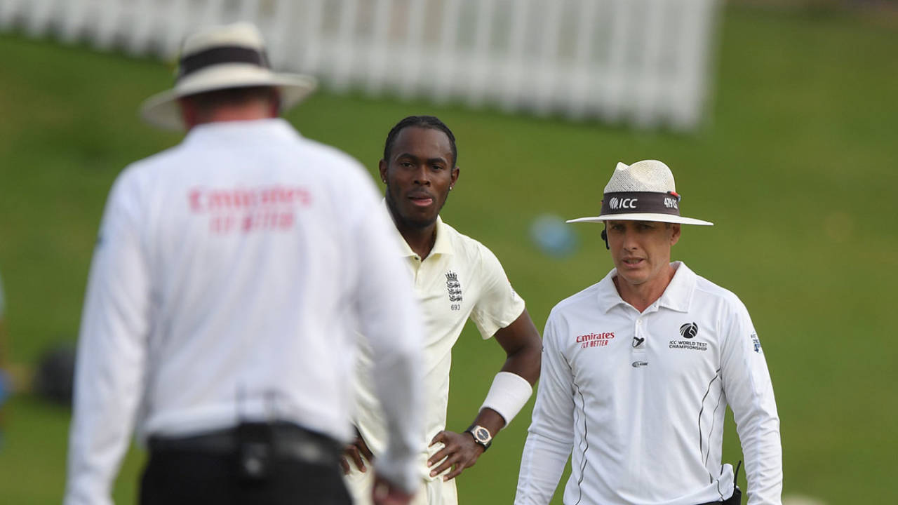 Jofra Archer escaped censure from the umpires, South Africa v England, 1st Test, Centurion, 2nd day, December 27, 2019