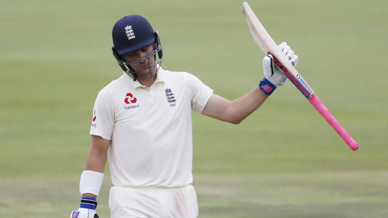 Rory Burns acknowledges his fifty, South Africa v England, 1st Test, Centurion, 3rd day, December 28, 2019