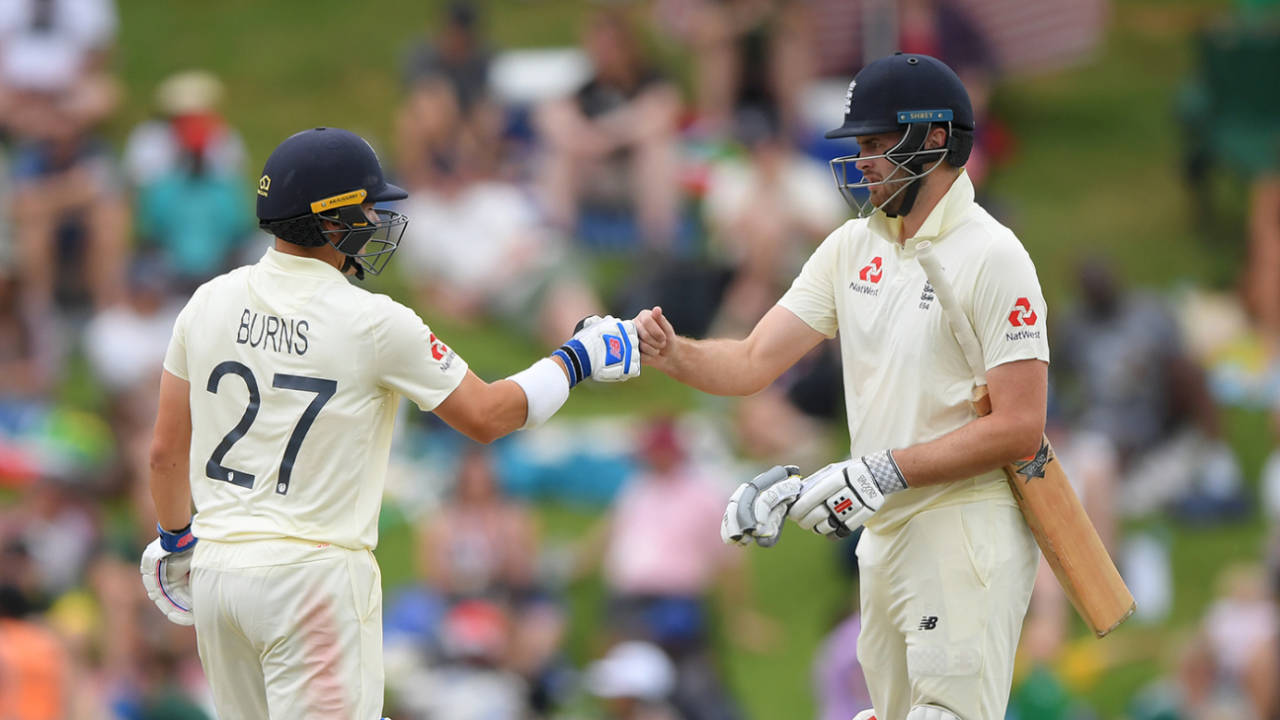 Rory Burns and Dom Sibley started solidly in the fourth innings, South Africa v England, 1st Test, Centurion, 3rd day, December 28, 2019