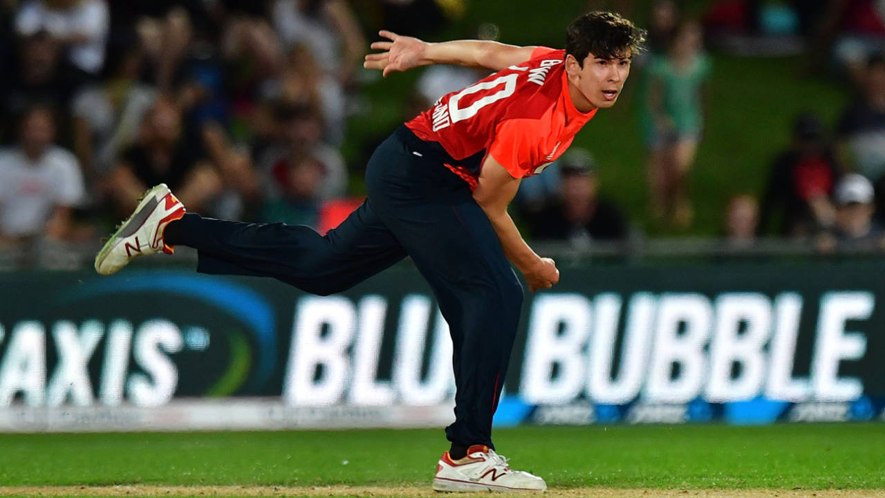 Pat Brown made his England debut in their T20I series against New Zealand