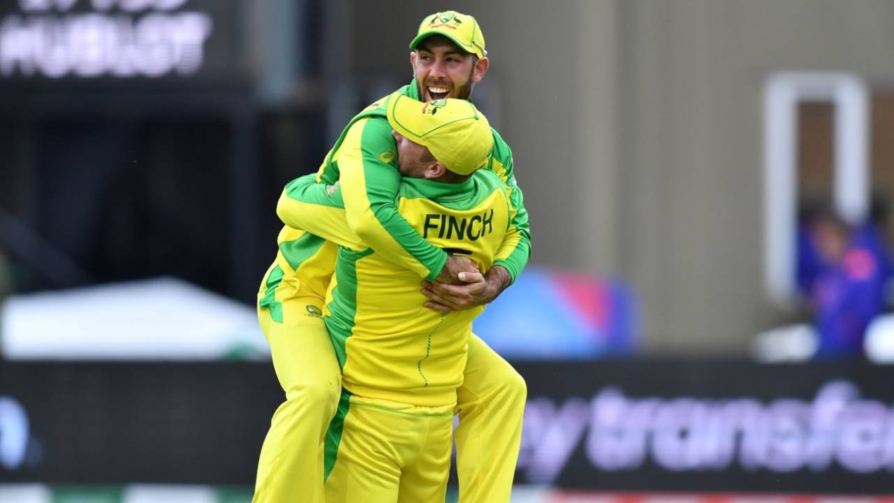 'Once he's in, you can't bowl to him anywhere' - Aaron Finch on Glenn Maxwell, Australia v Pakistan, World Cup 2019, Taunton, June 12, 2019
