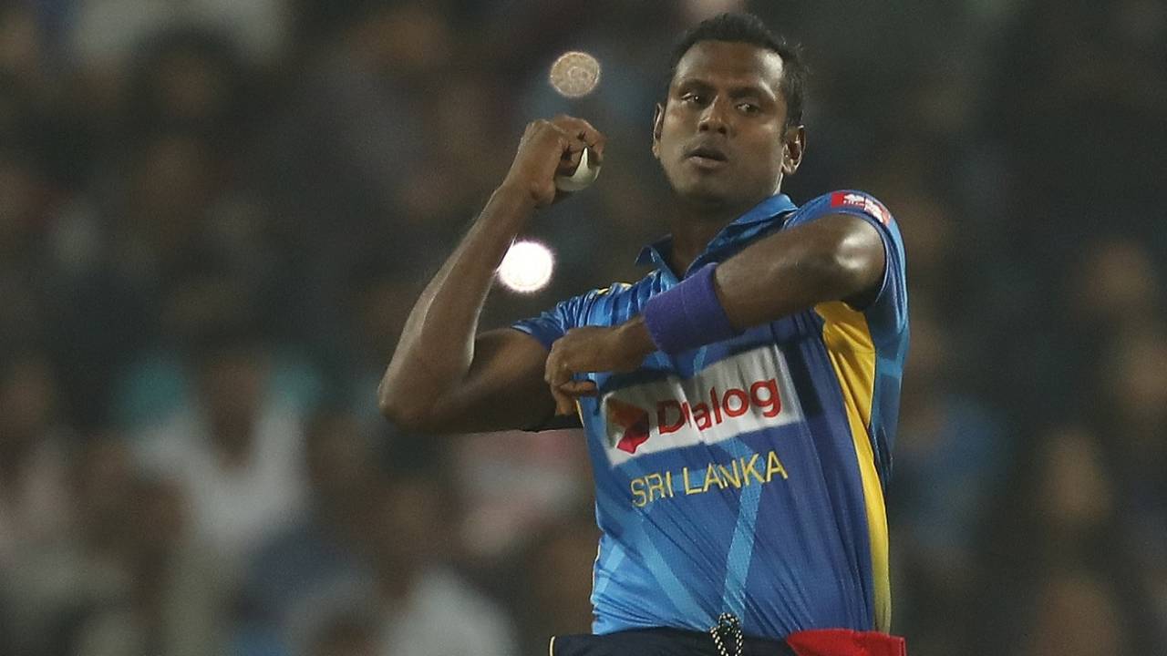 Angelo Mathews has previously led Sri Lanka in 34 Tests, 106 ODIs and 13 T20Is&nbsp;&nbsp;&bull;&nbsp;&nbsp;BCCI