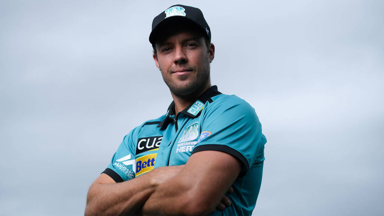 AB de Villiers has arrived for his stint with the Brisbane Heat, Brisbane, January 13, 2020