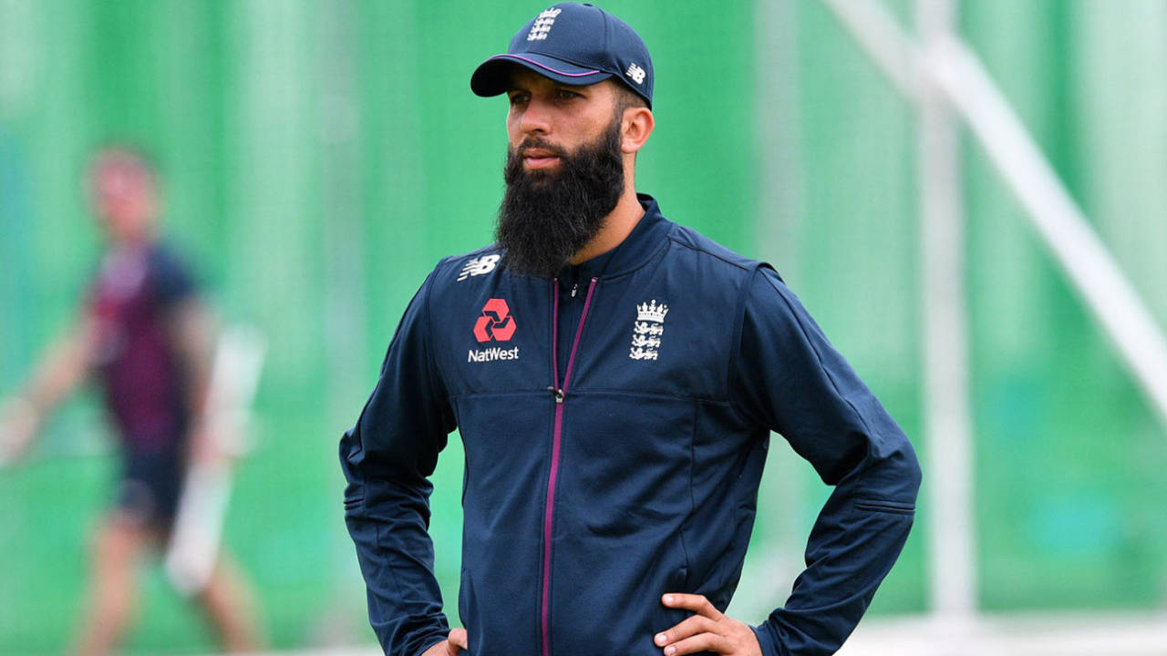 Moeen Ali at England training, England v Australia, World Cup 2019, Lord's, June 25, 2019