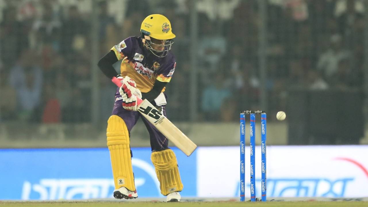 Irfan Sukkur made a half-century, Rajshahi Royals v Khulna Tigers, BPL 2019-20, final, Dhaka, January 17, 2020