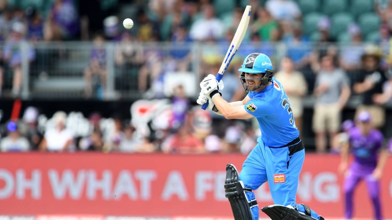 Travis Head hits out, Hobart Hurricanes v Adelaide Strikers, BBL 2019-20, Launceston, January 19, 2020