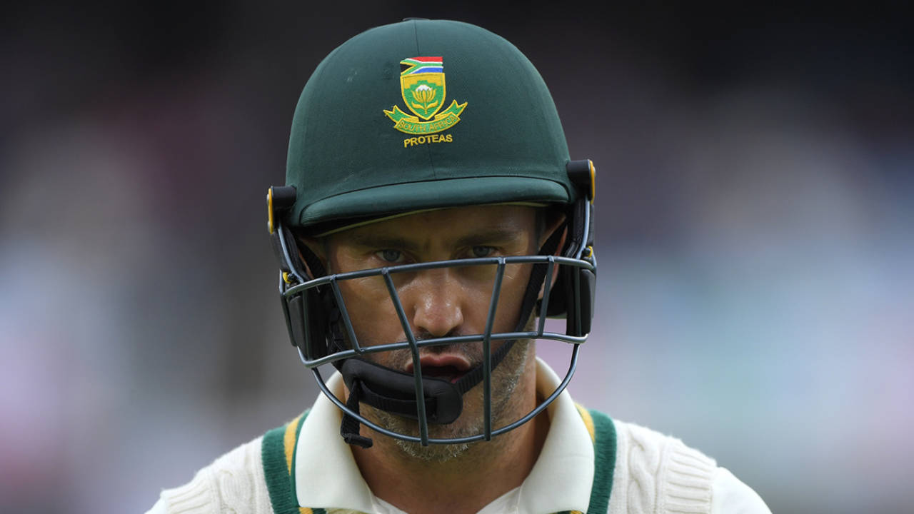 The pressure on Faf du Plessis is mounting, South Africa v England, 3rd Test, Port Elizabeth, 4th day, January 19, 2020