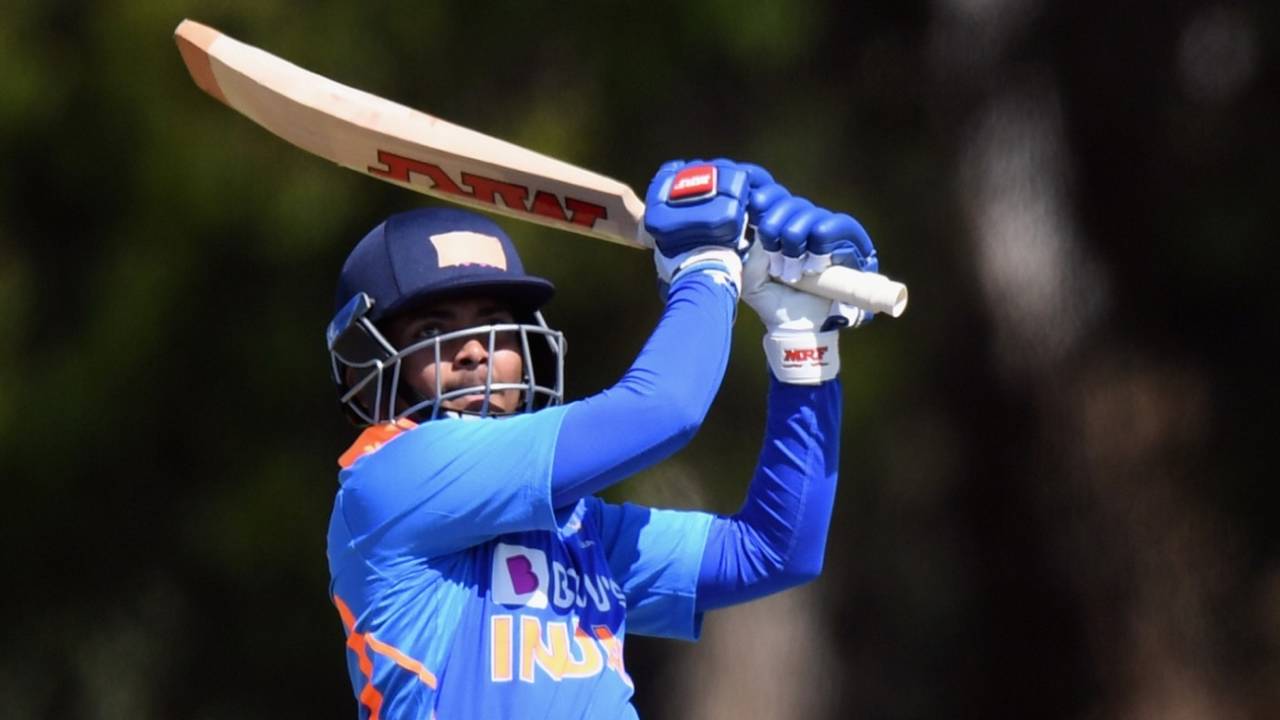 Prithvi Shaw smashed a 100-ball 150 in the second tour game&nbsp;&nbsp;&bull;&nbsp;&nbsp;Getty Images