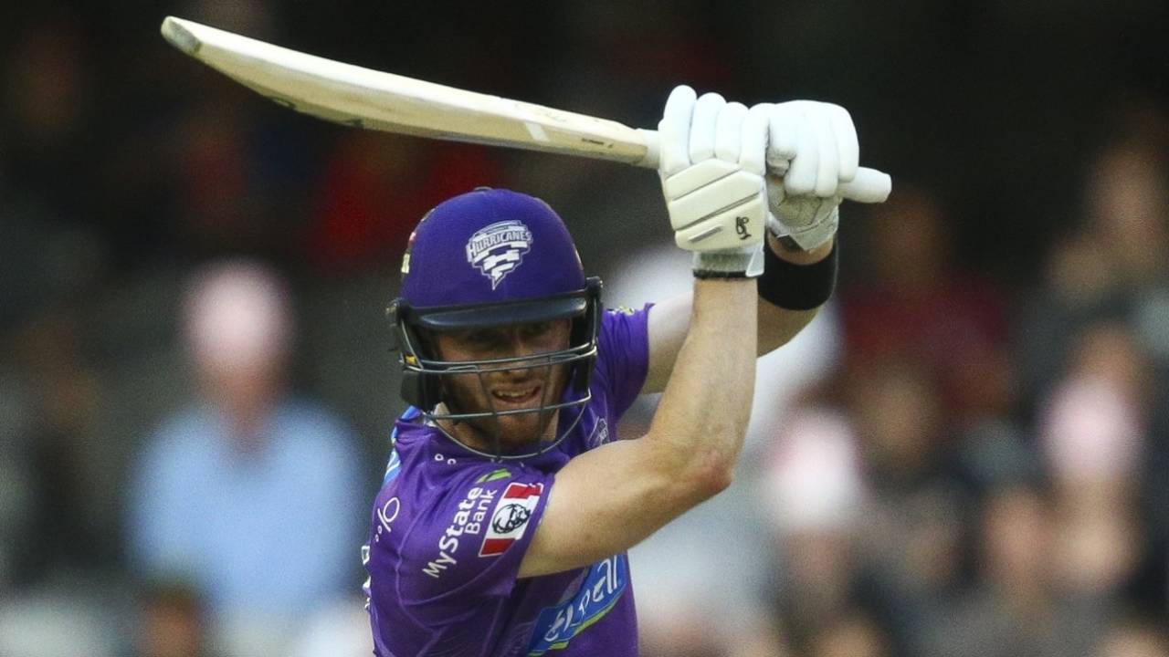 Mac Wright batted through the Hurricanes innings, Melbourne Renegades v Hobart Hurricanes, Big Bash League 2019-20, Melbourne, January 21, 2020