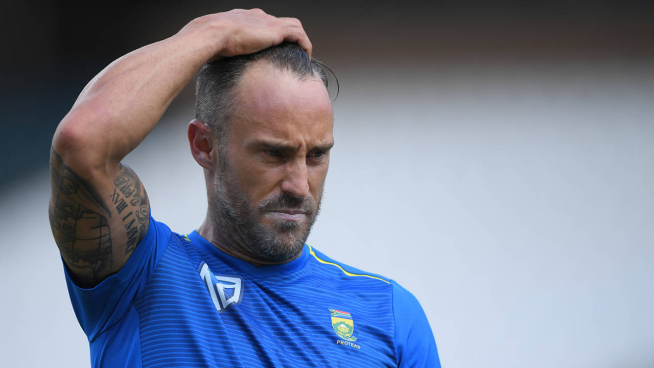 South Africa's struggles have left Faf du Plessis tearing his hair out&nbsp;&nbsp;&bull;&nbsp;&nbsp;Stu Forster/Getty Images