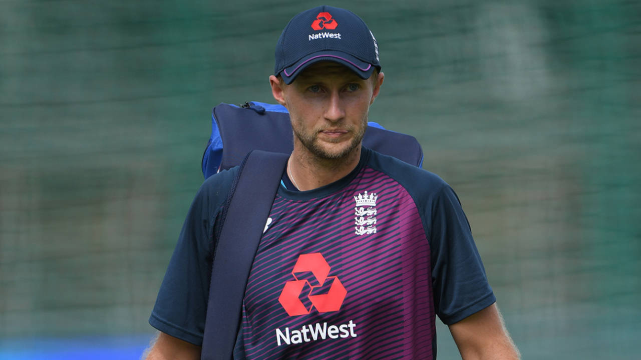 Joe Root heads out to bat in the nets, England training, The Wanderers, January 23, 2020