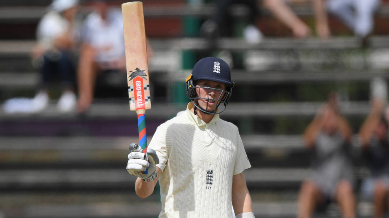 Zak Crawley made his maiden Test fifty, South Africa v England, 4th Test, Day 1, Johannesburg, January 24, 2020