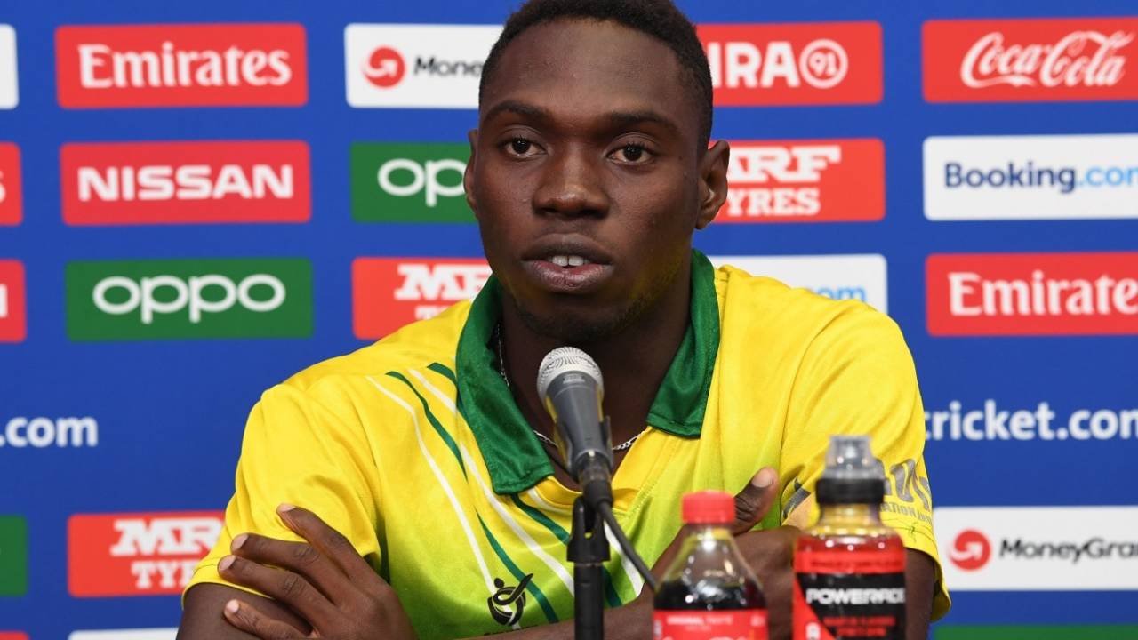 Nigeria captain Sylvester Okpe addresses the media, Under-19 World Cup 2020