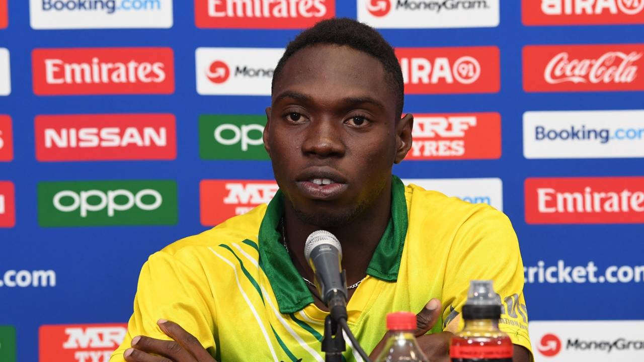 Nigeria captain Sylvester Okpe addresses the media, Under-19 World Cup 2020