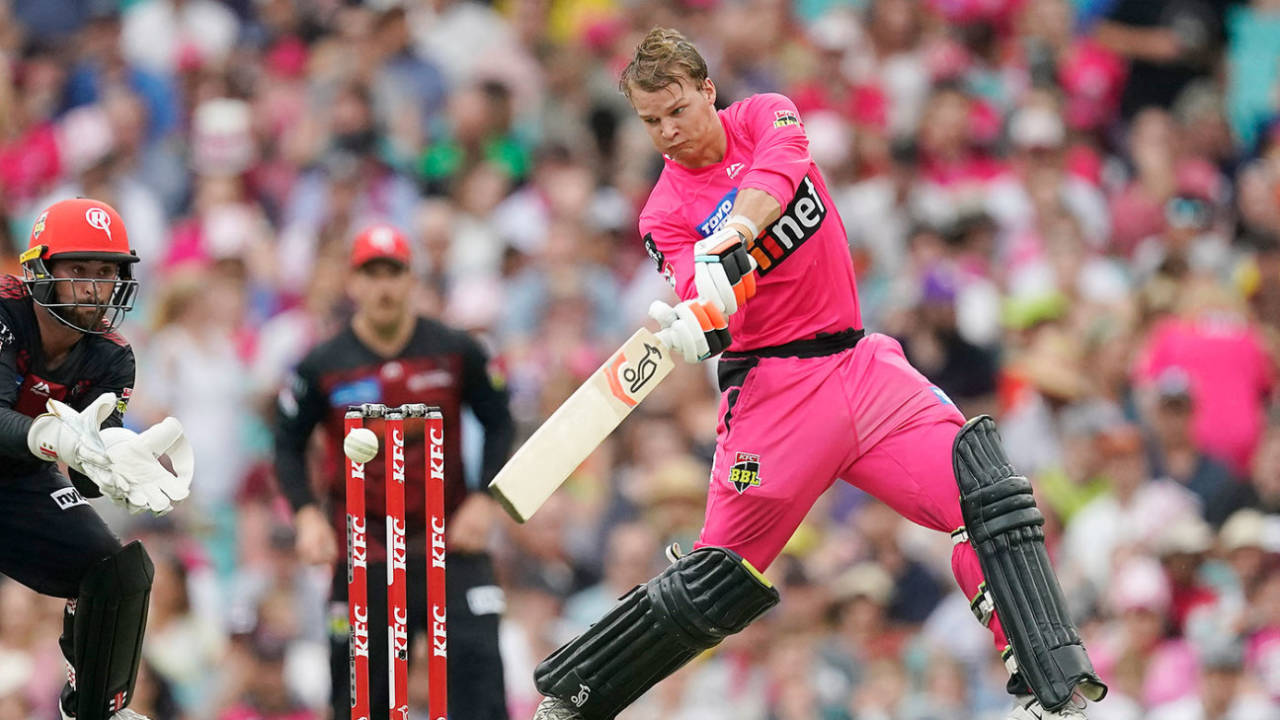 Josh Philippe shone at the start of the Sixers' chase, Sydney Sixers v Melbourne Renegades, Big Bash, SCG, January 25, 2020
