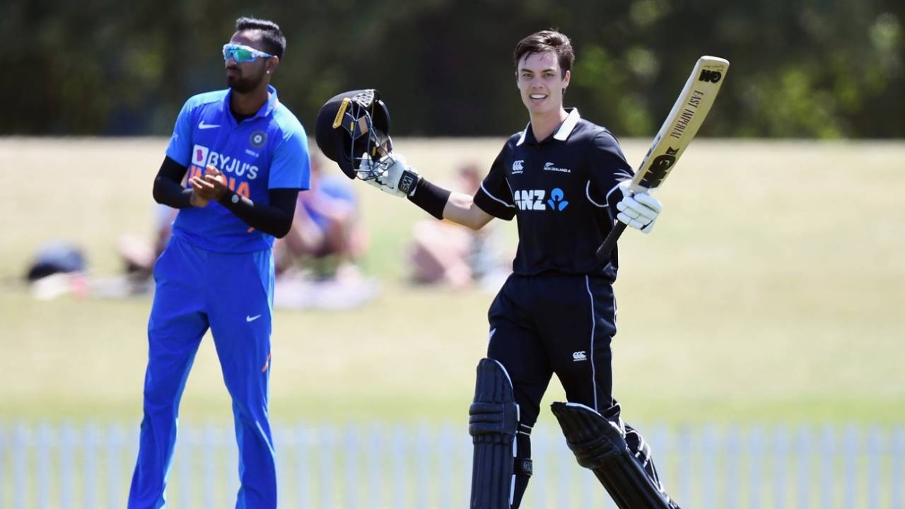 Mark Chapman scored a century, New Zealand A v India A, 3rd one-dayer, Christchurch, January 26, 2020