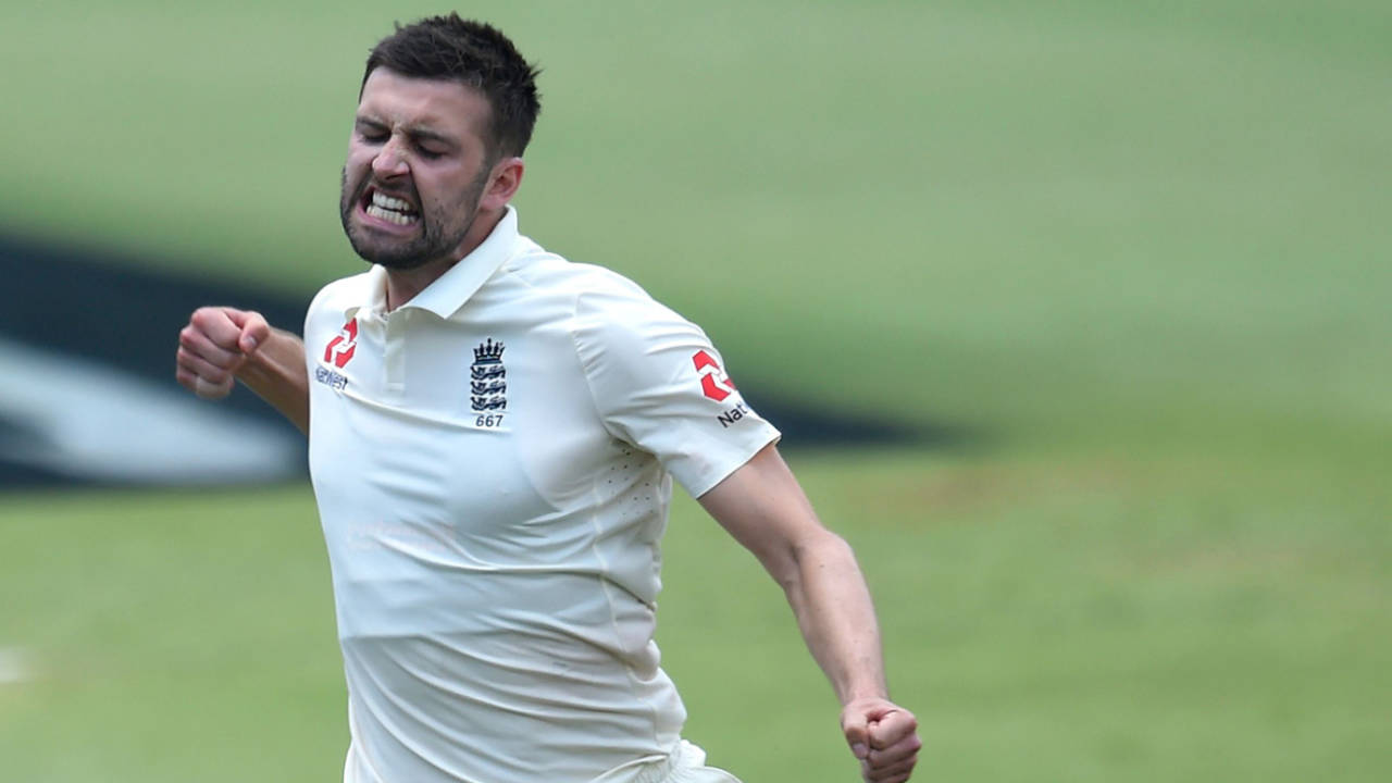Mark Wood took his second Test five-for, South Africa v England, 4th Test, Day 3, Johannesburg, January 26, 2020