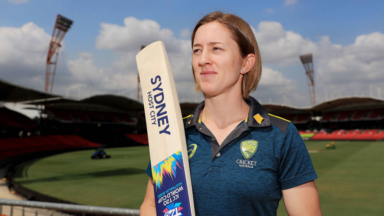 Rachael Haynes at the Sydney Showground Stadium which will host the opening World Cup match&nbsp;&nbsp;&bull;&nbsp;&nbsp;Getty Images