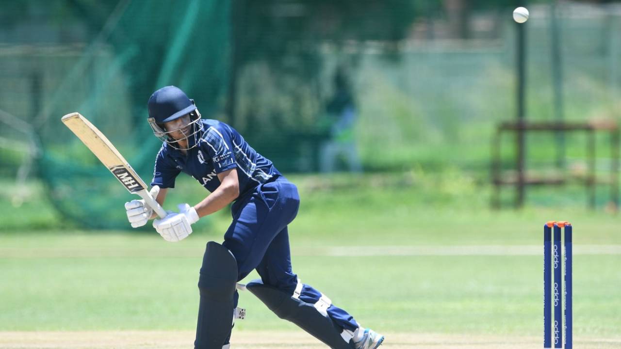 Uzzair Shah flicks, Scotland v Zimbabwe, Under-19 World Cup 2020, Potchefstroom, January 25, 2020