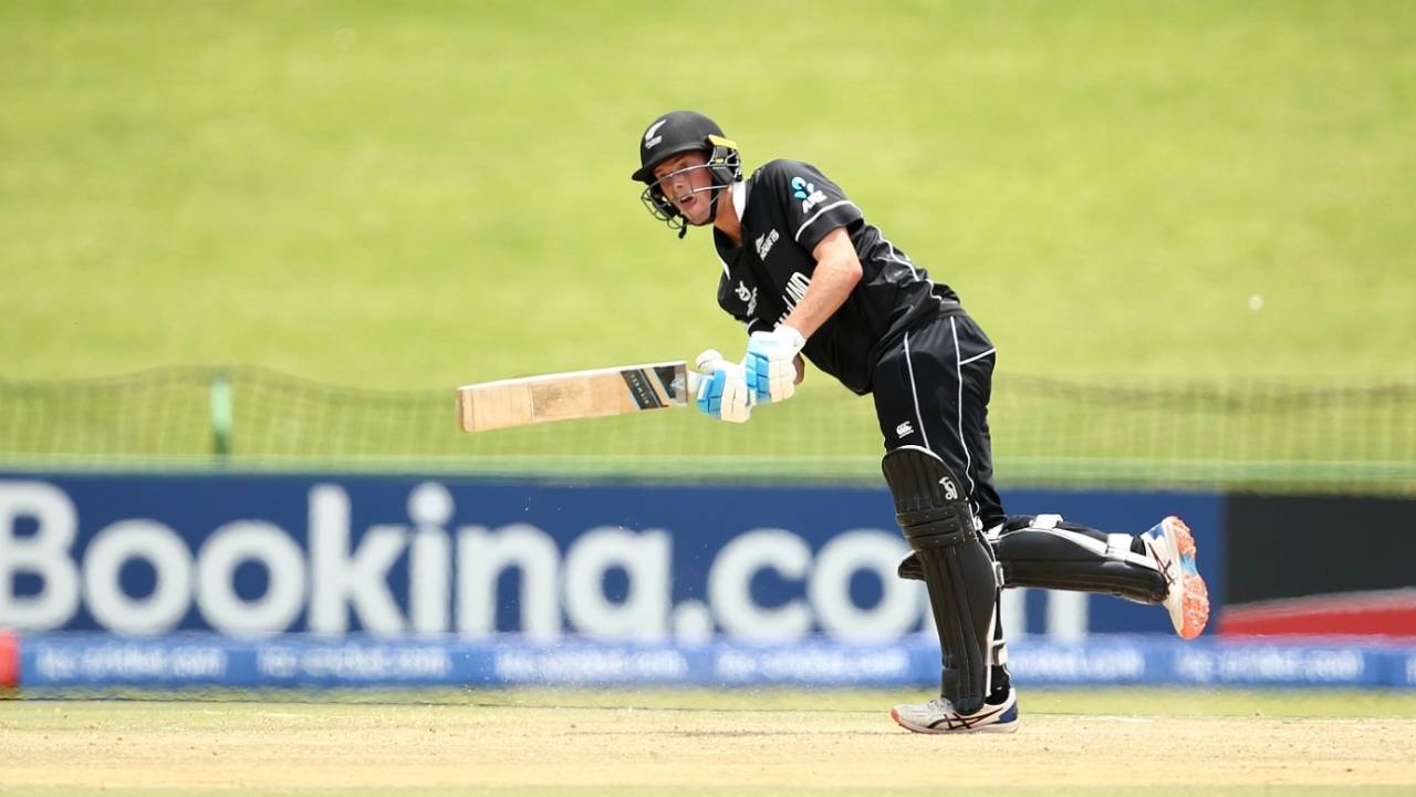 Beckham Wheeler-Greenall whips one away, Bangladesh v New Zealand, U-19 World Cup semi-final, Potchefstroom, February 6, 2020