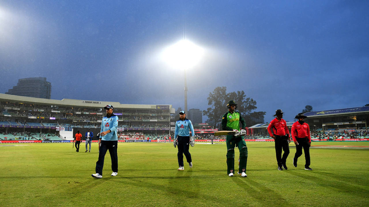 Rain ruined the second ODI at Kingsmead&nbsp;&nbsp;&bull;&nbsp;&nbsp;Getty Images