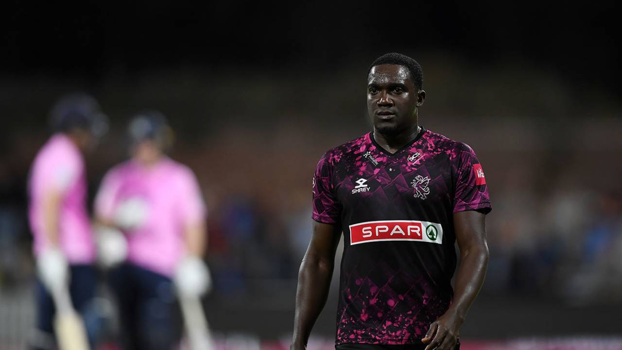 Jerome Taylor has been prolific for Somerset in the Vitality Blast
